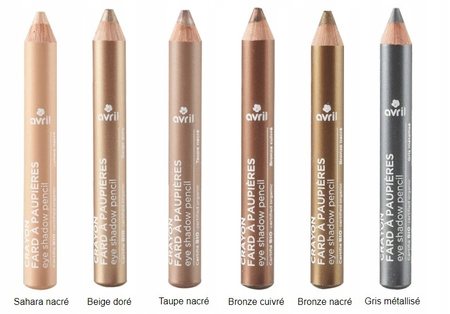 AVRIL Cień do powiek w kredce Glacier Pearly lodowy