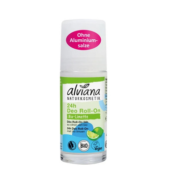 Alviana Naturkosmetik Dezodorant 24h roll-on z limonką